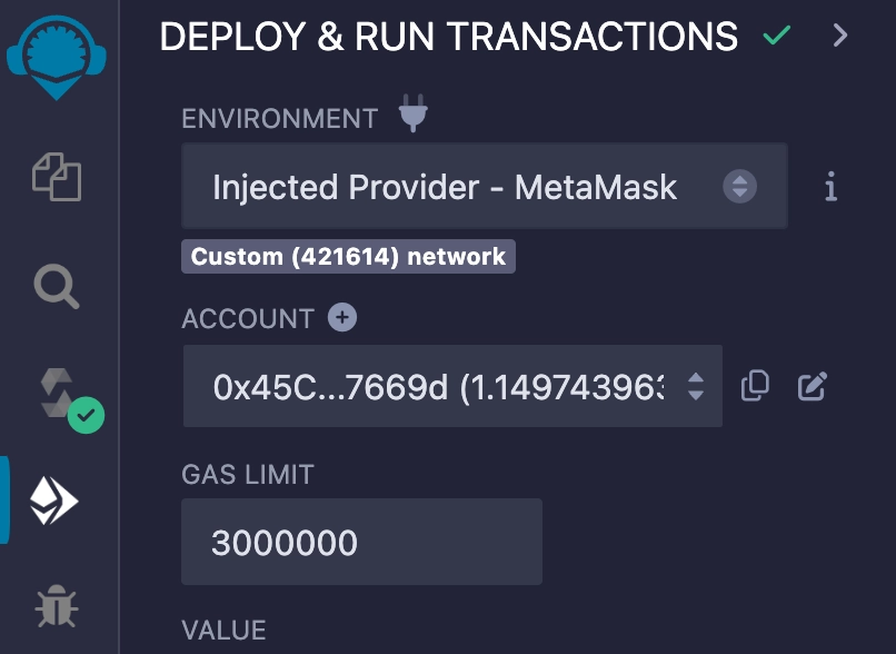 Chainlink DataLink - Verify Report Data Onchain - Injected Provider MetaMask